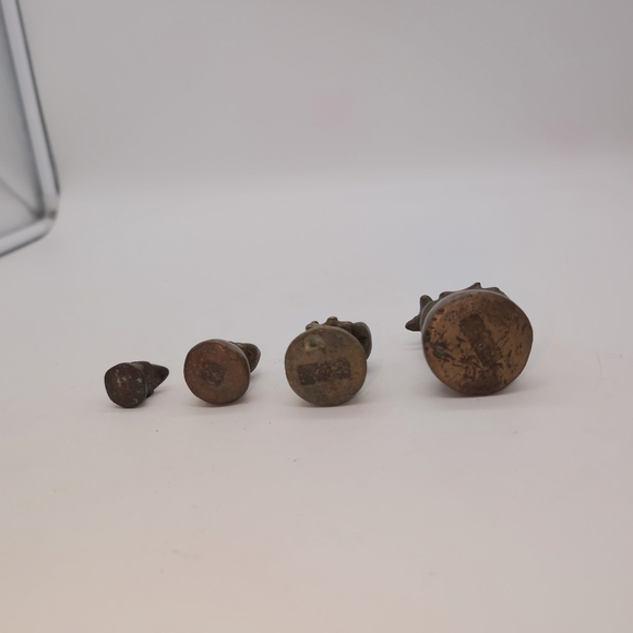 Antique 18th Century Bronze Opium Weights Bird / Duck Style - Picture 4 of 5